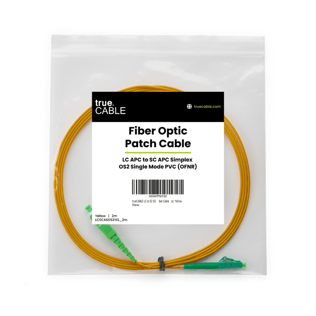 LC to SC APC Simplex OS2 | SM OFNR