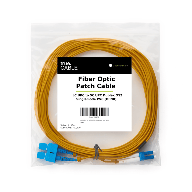 LC to SC UPC Duplex OS2 | SM OFNR