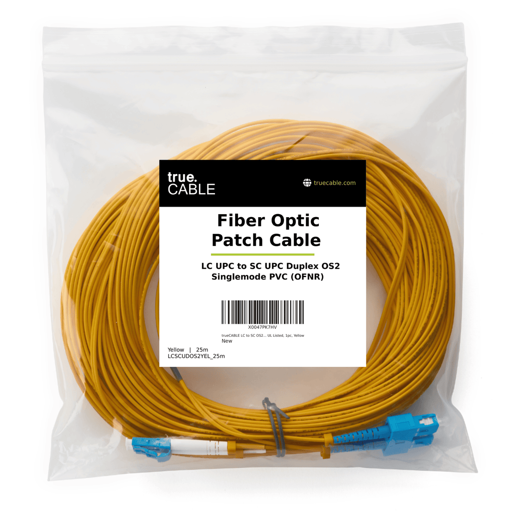 LC to SC UPC Duplex OS2 | SM OFNR