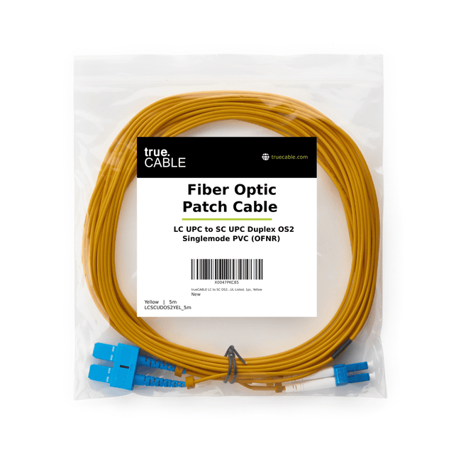 LC to SC UPC Duplex OS2 | SM OFNR