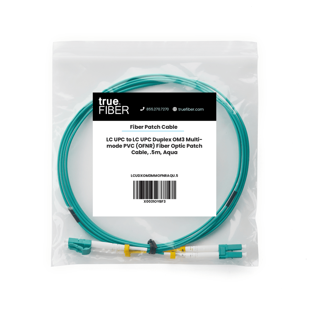 LC to LC UPC Duplex OM3 | MM OFNR