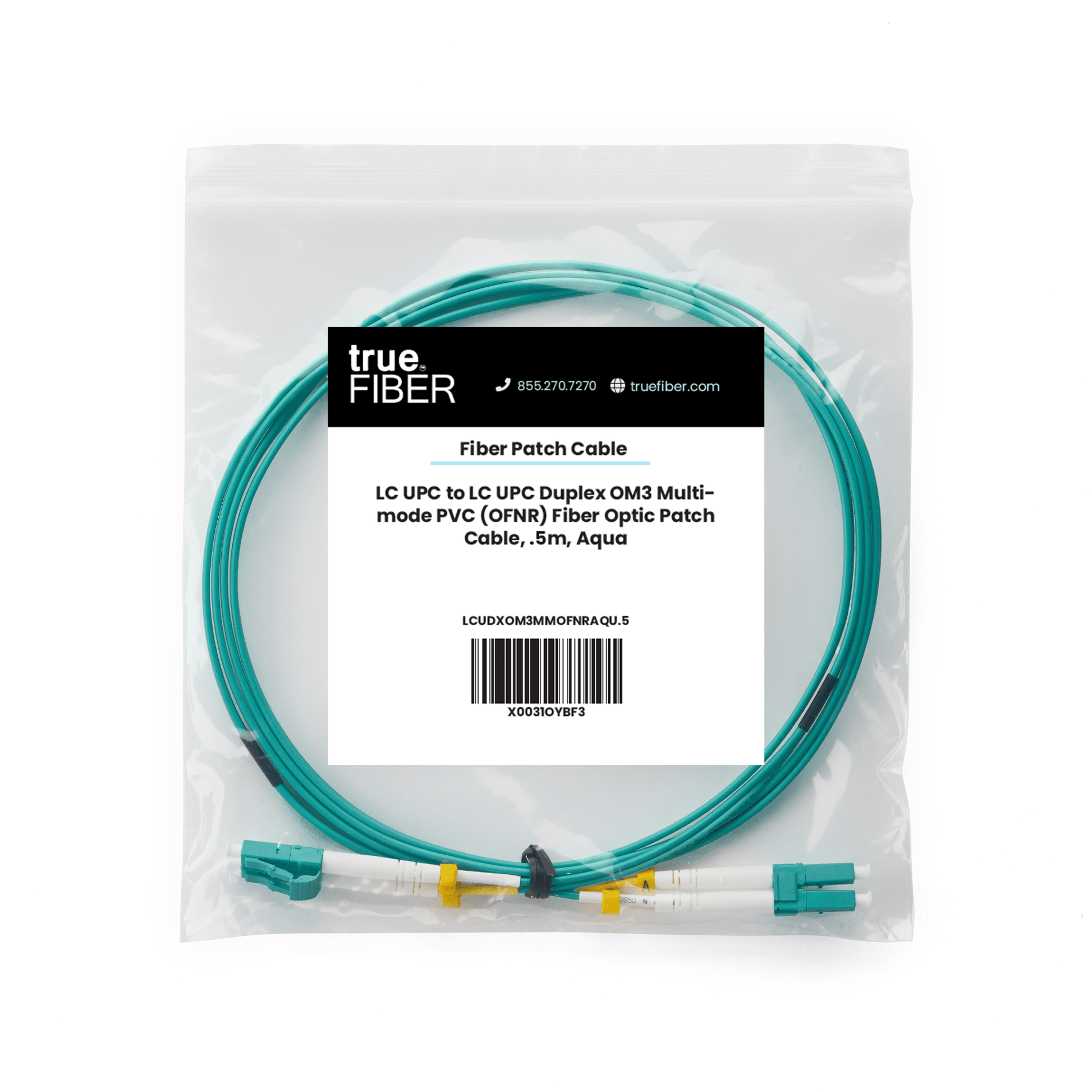 LC to LC UPC Duplex OM3 | MM OFNR