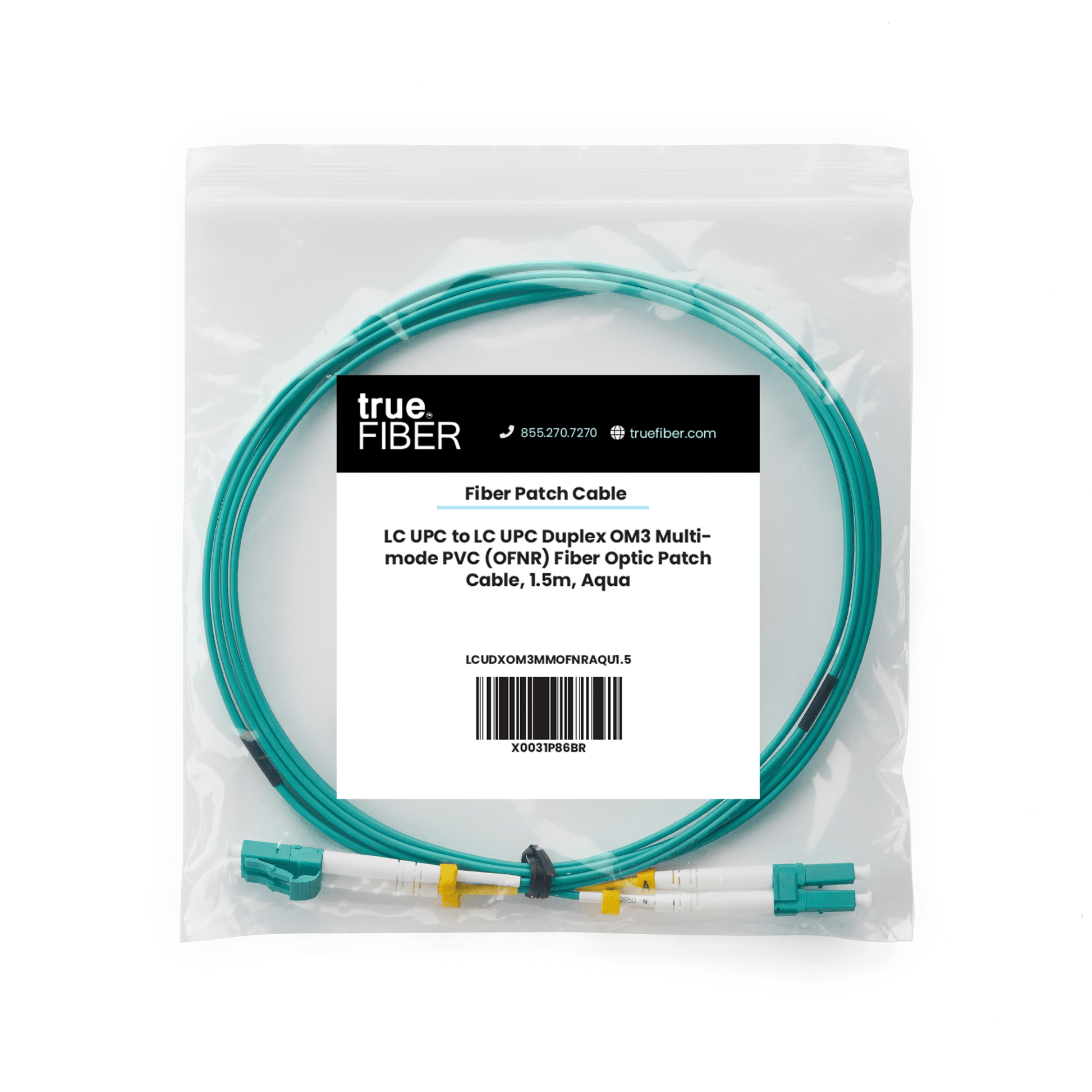 LC to LC UPC Duplex OM3 | MM OFNR