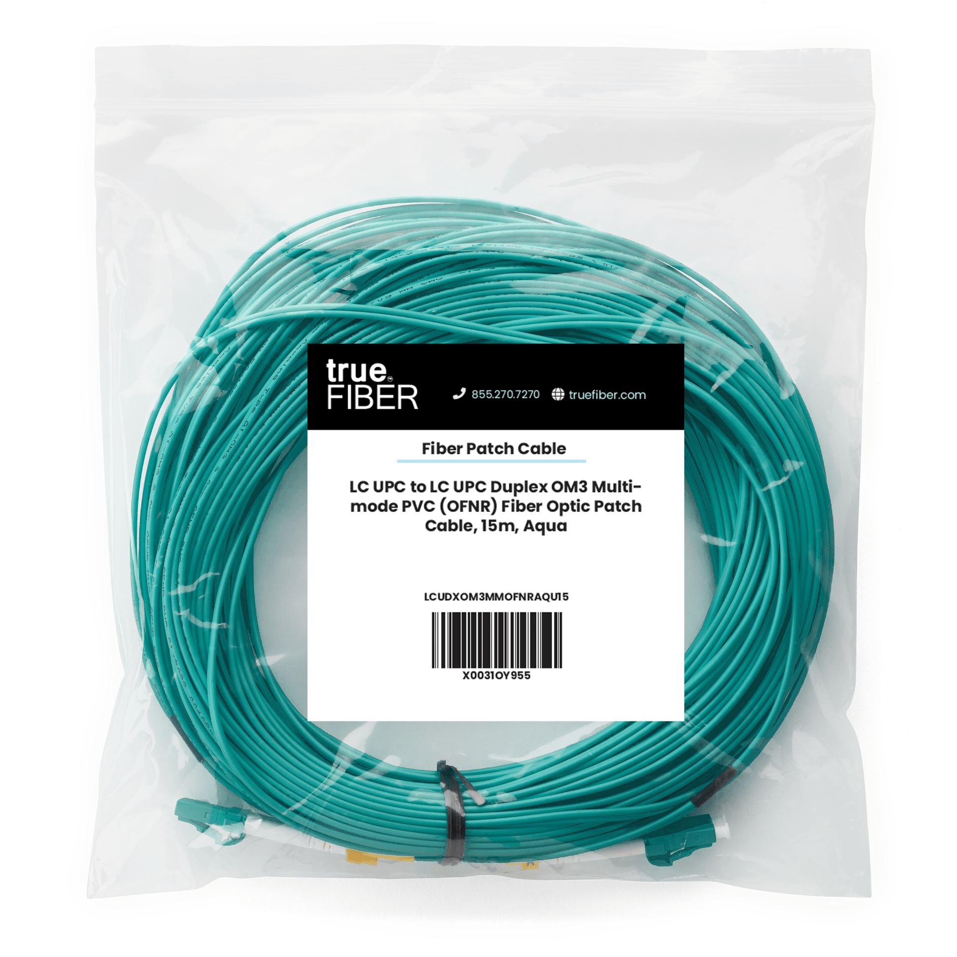 LC to LC UPC Duplex OM3 | MM OFNR