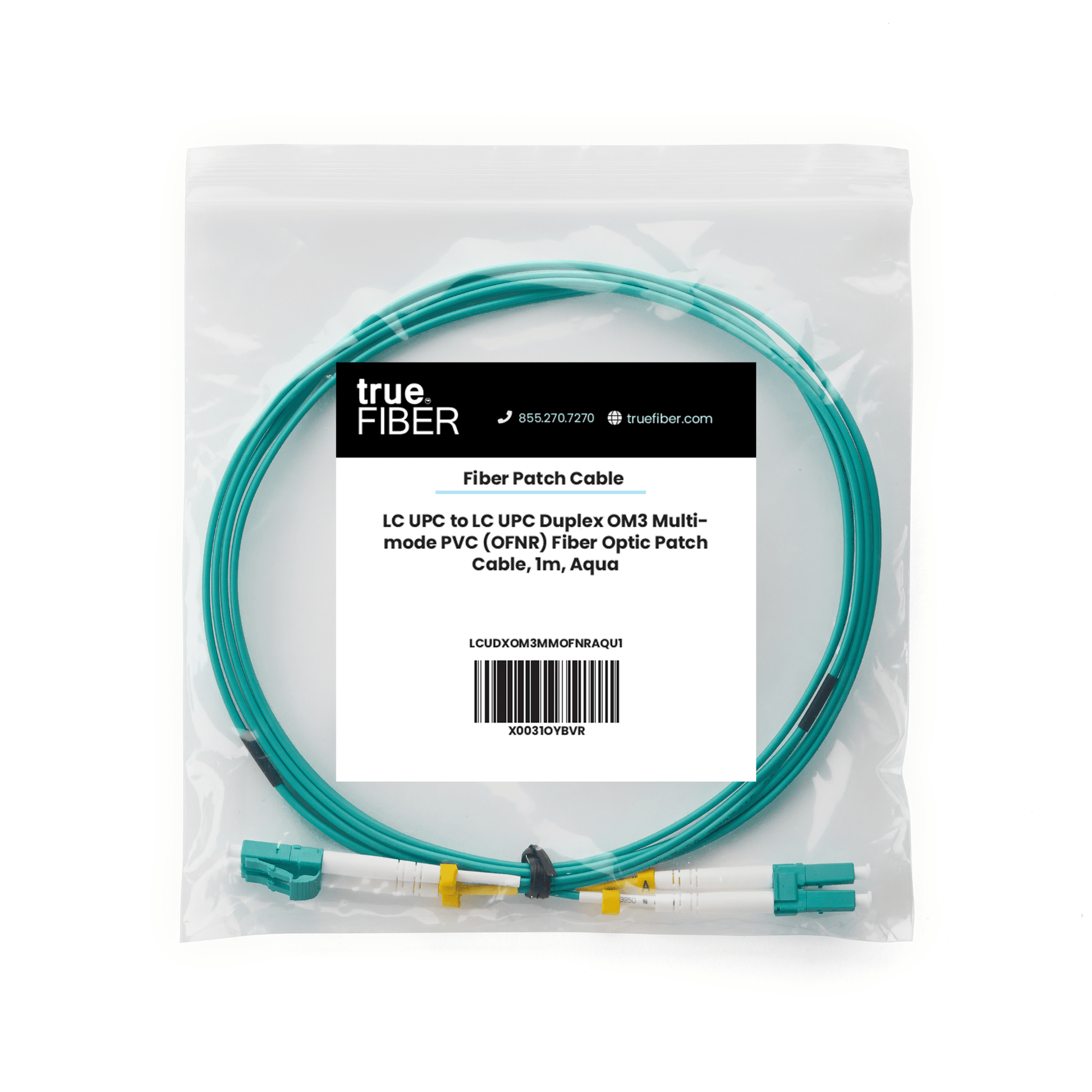 LC to LC UPC Duplex OM3 | MM OFNR