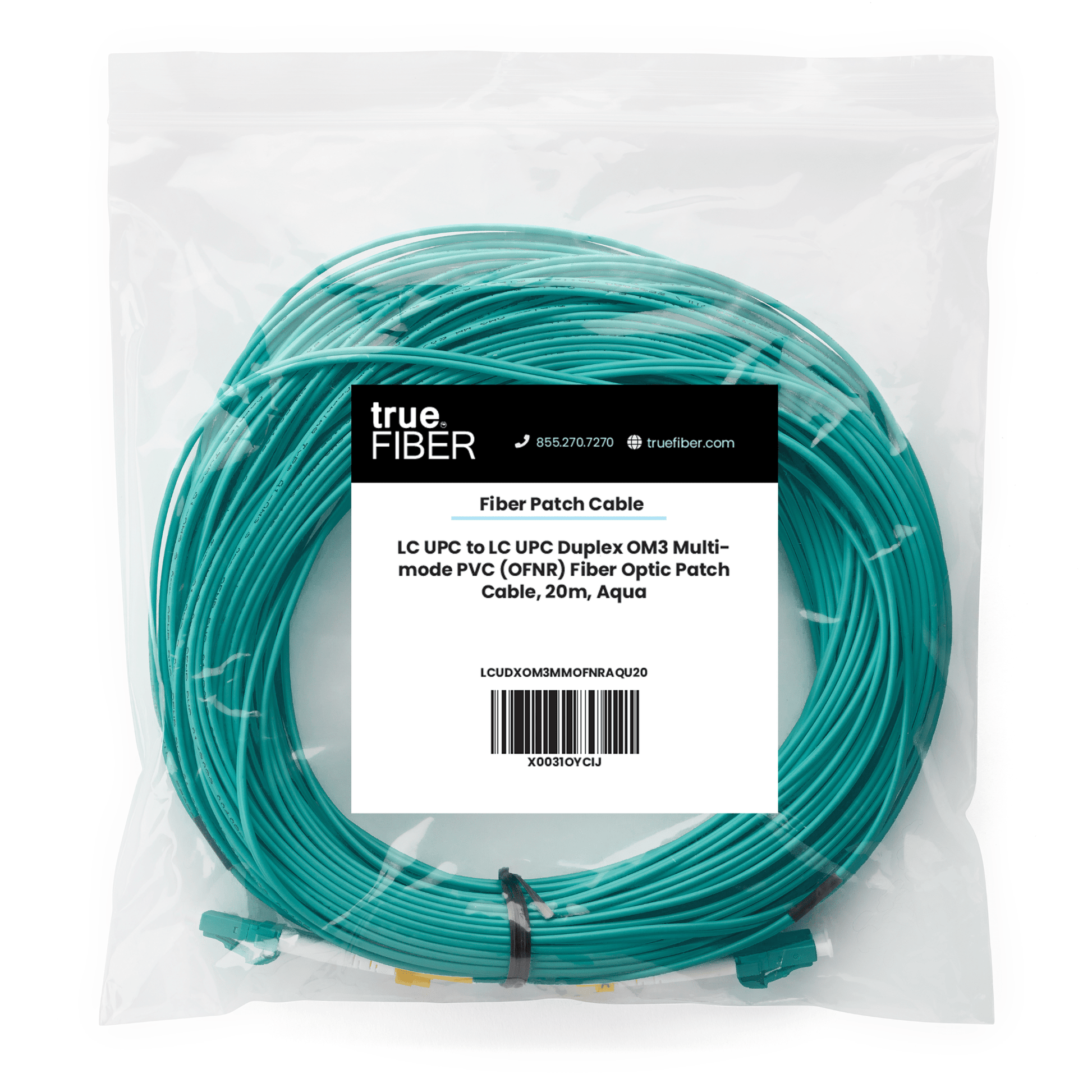 LC to LC UPC Duplex OM3 | MM OFNR