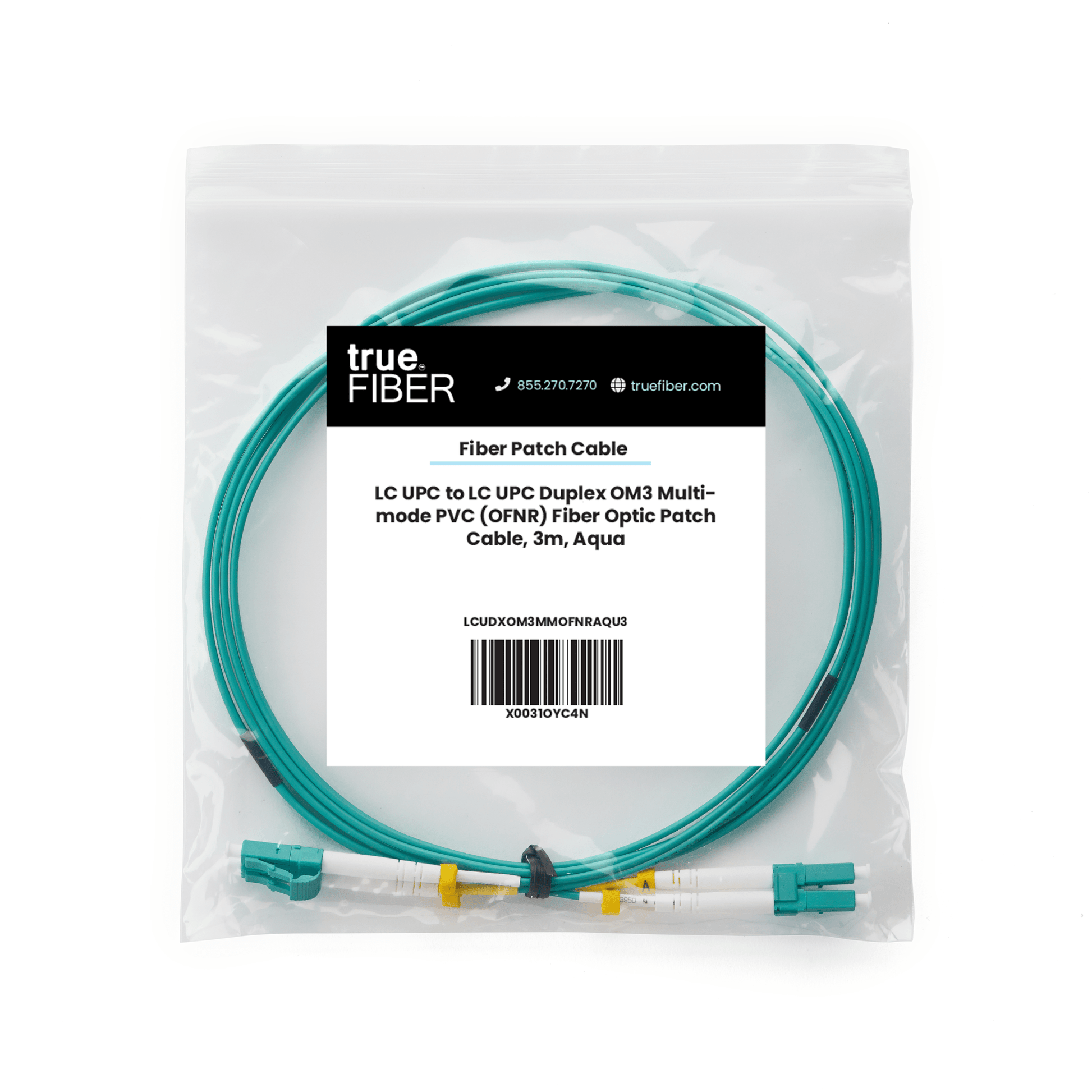 LC to LC UPC Duplex OM3 | MM OFNR