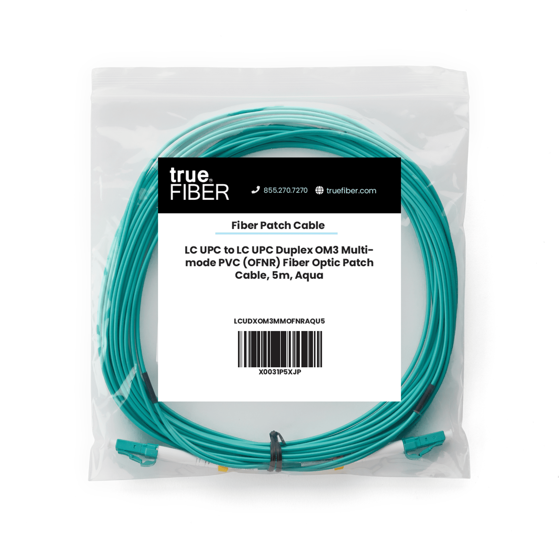 LC to LC UPC Duplex OM3 | MM OFNR