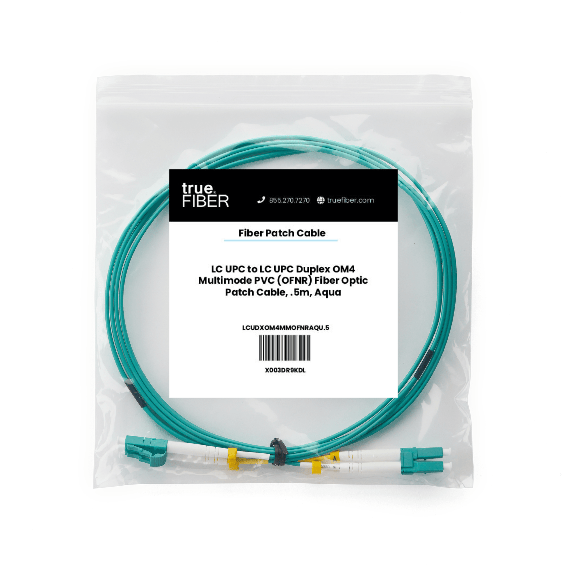 LC to LC UPC Duplex OM4 | MM OFNR