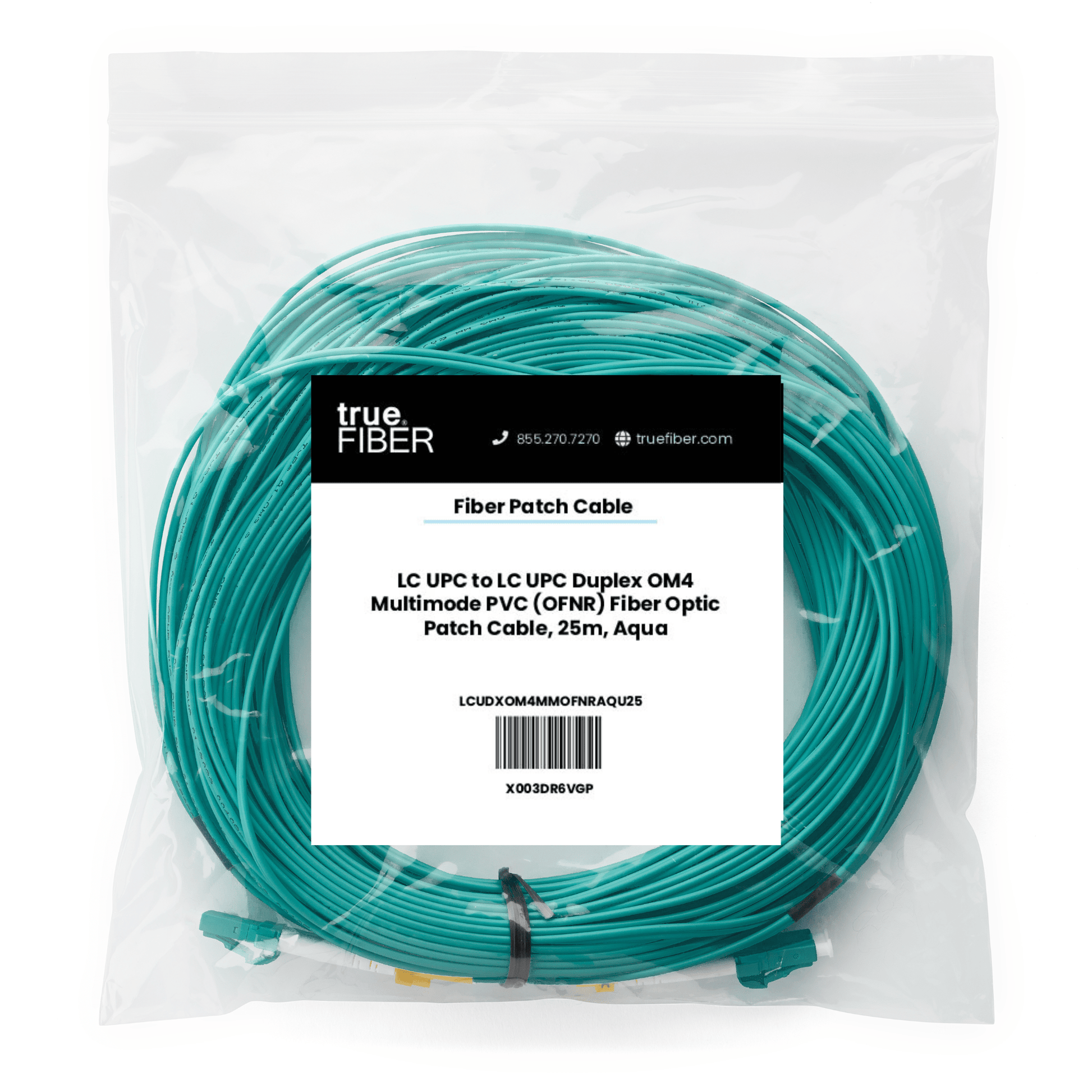 LC to LC UPC Duplex OM4 | MM OFNR