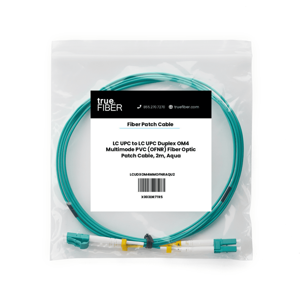 LC to LC UPC Duplex OM4 | MM OFNR