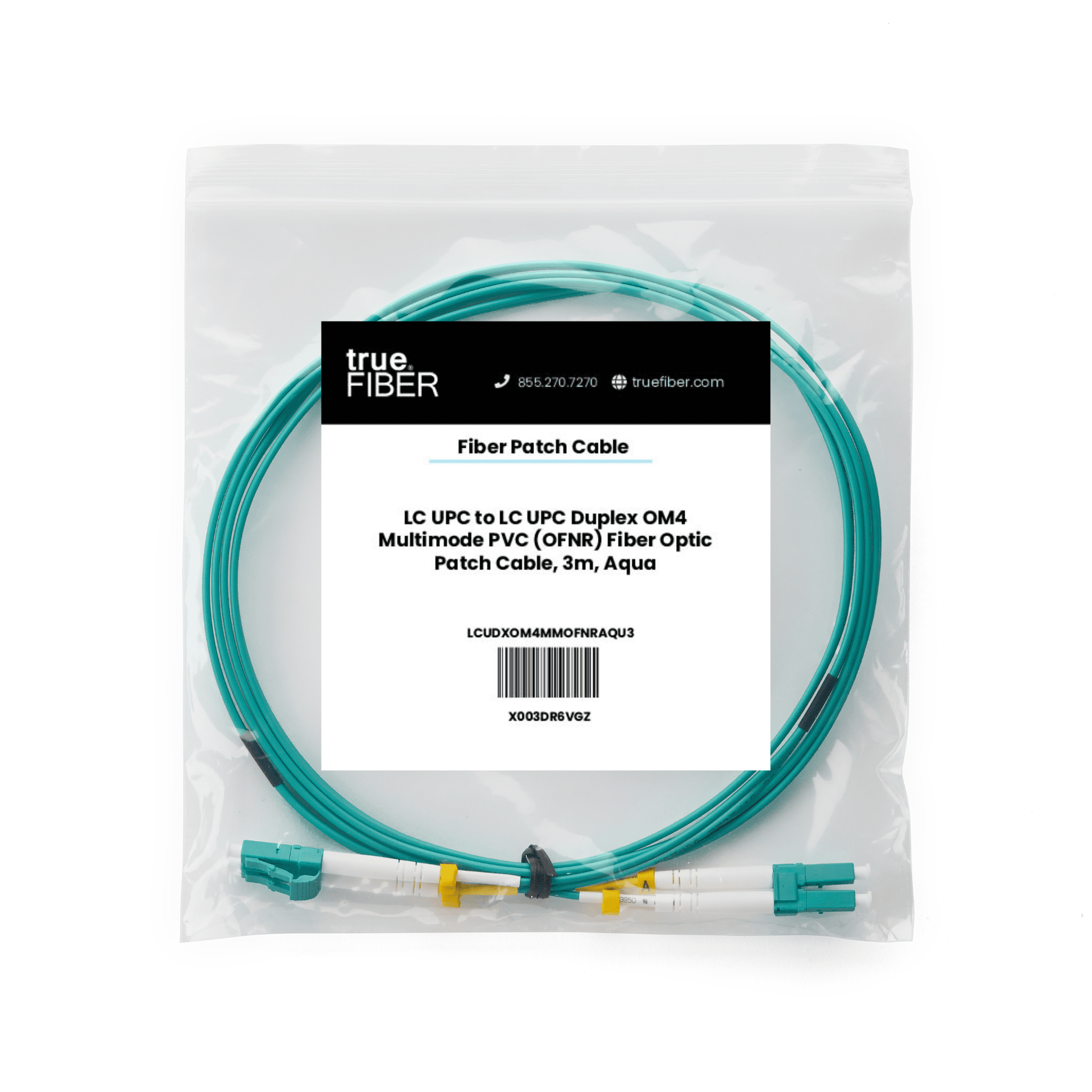 LC to LC UPC Duplex OM4 | MM OFNR