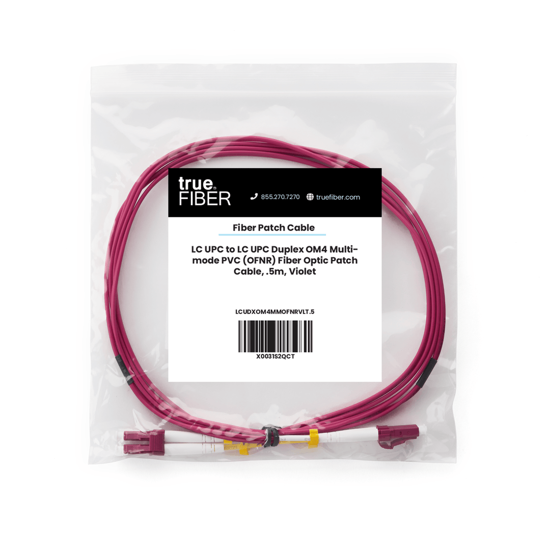 LC to LC UPC Duplex OM4 | MM OFNR
