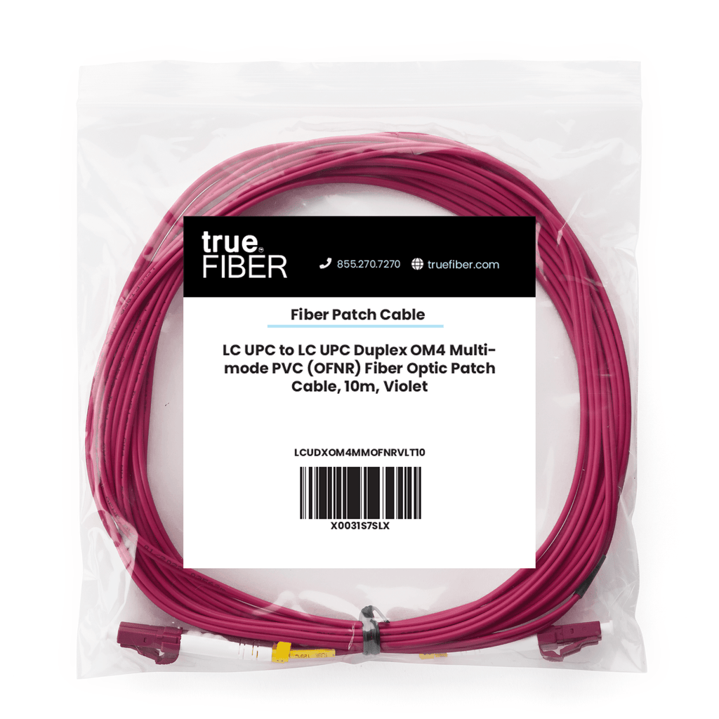 LC to LC UPC Duplex OM4 | MM OFNR