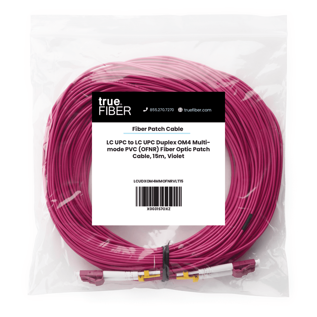 LC to LC UPC Duplex OM4 | MM OFNR