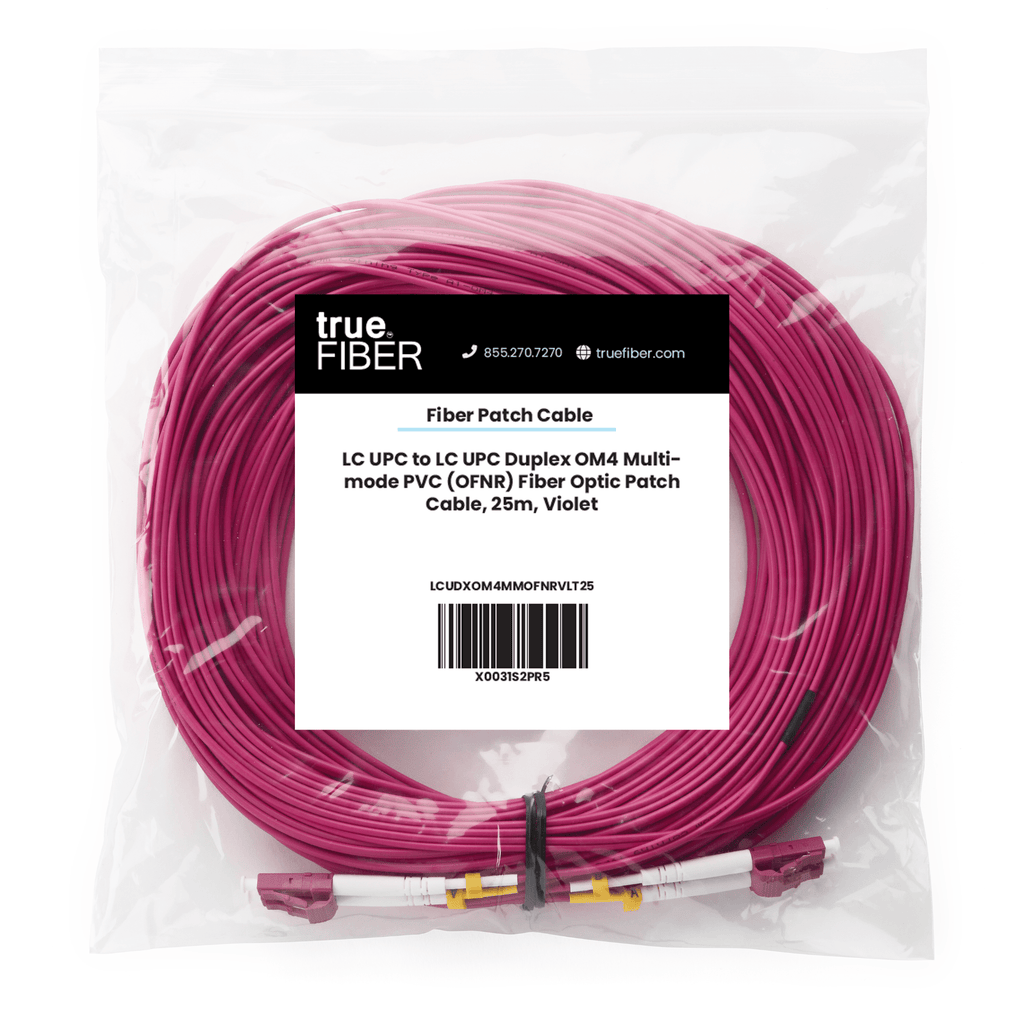 LC to LC UPC Duplex OM4 | MM OFNR
