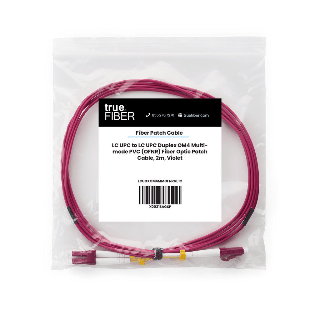 LC to LC UPC Duplex OM4 | MM OFNR