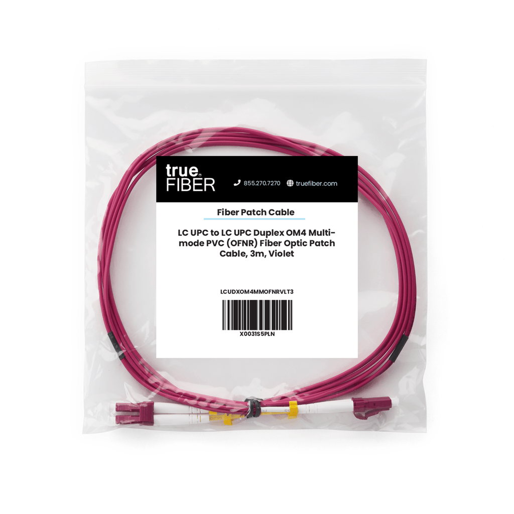 LC to LC UPC Duplex OM4 | MM OFNR