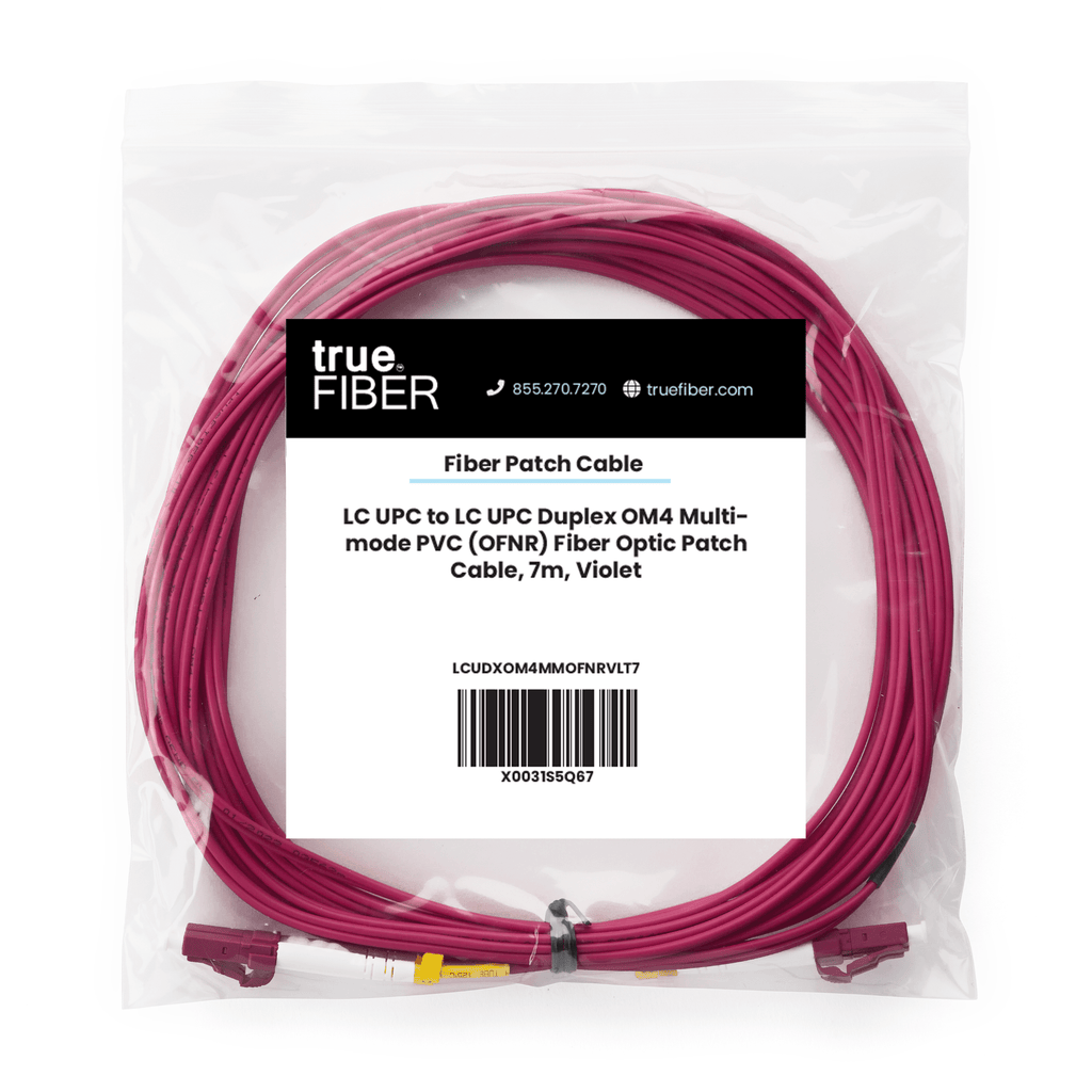 LC to LC UPC Duplex OM4 | MM OFNR