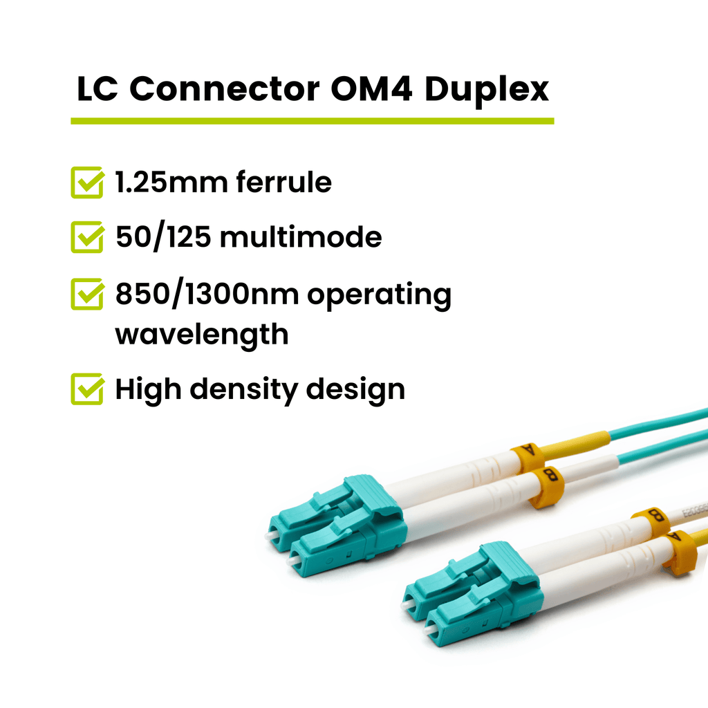 LC to LC UPC Duplex OM4 | MM OFNR