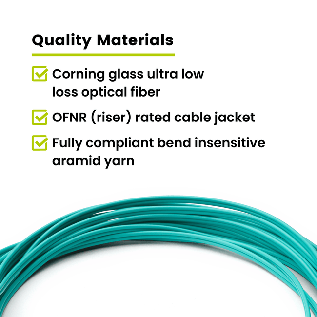 LC to LC UPC Duplex OM4 | MM OFNR