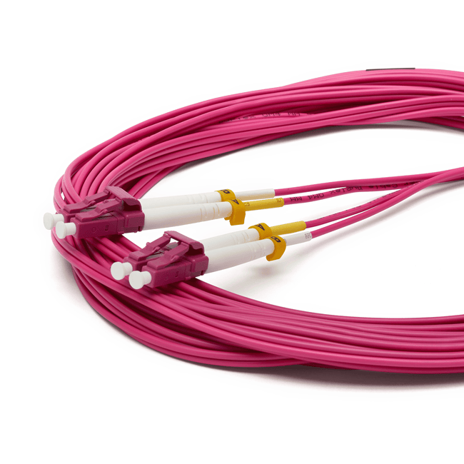 LC to LC UPC Duplex OM4 | MM OFNR