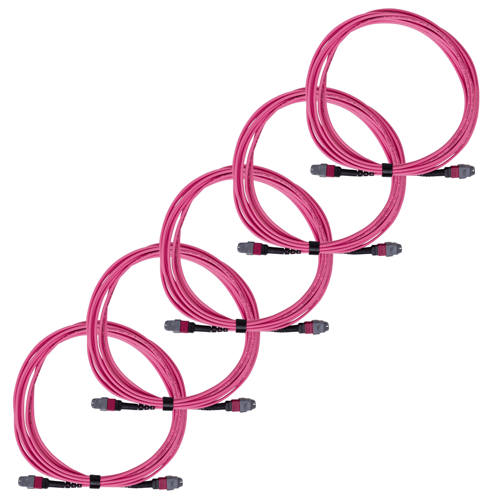 MTP® to MTP® Female OM4 12 Fiber Type B | MM OFNP