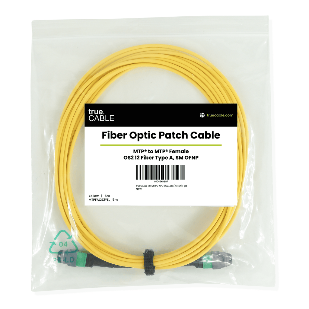 MTP® to MTP® Female OS2 12 Fiber Type A | SM OFNP