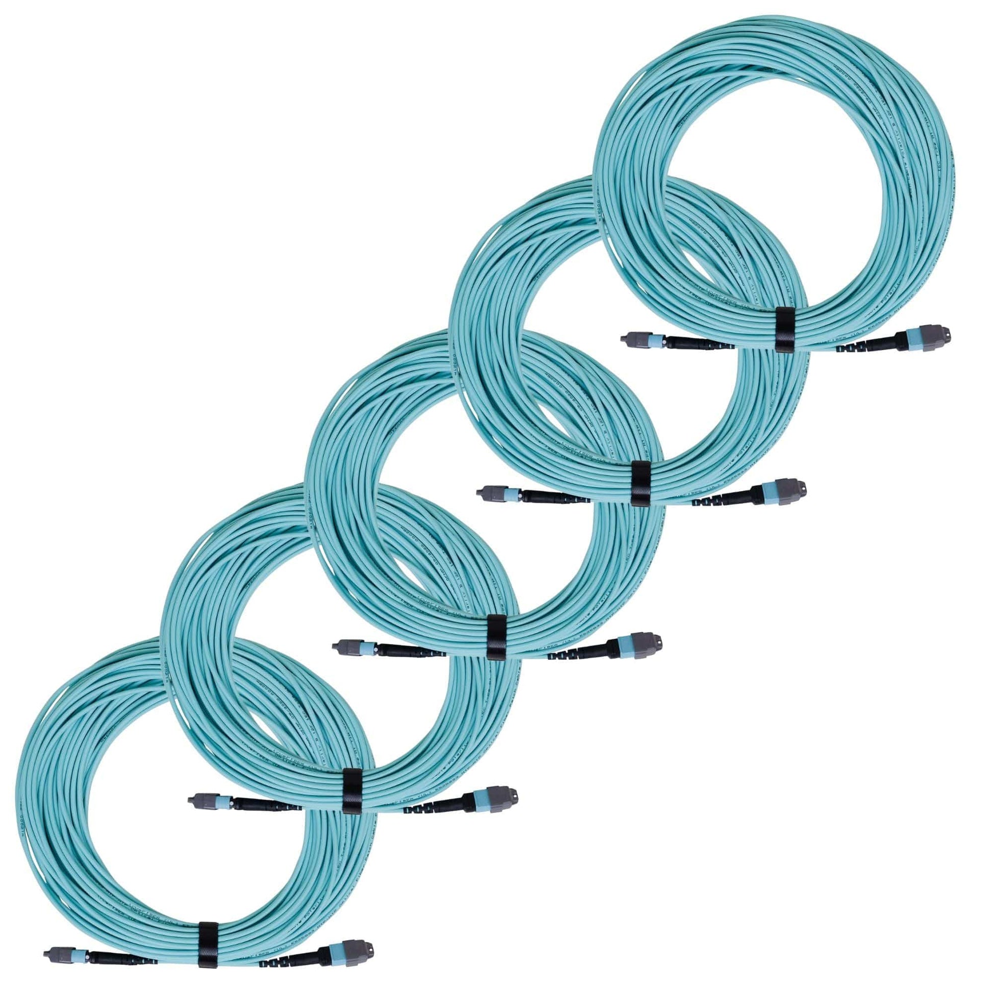MTP® to MTP® Female OM3 12 Fiber Type B | MM OFNP