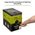 trueCABLE Cat5e Riser Orange Ethernet Cable 1000ft Cable Pull Box