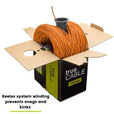 trueCABLE Cat5e Riser Orange Ethernet Cable 1000ft Reel Out of Box