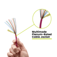 Bulk Fiber Indoor Plenum Distribution Cable | OM4 MM OFNP
