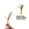 Bulk Fiber Indoor Plenum Distribution Cable | OS2 SM OFNP