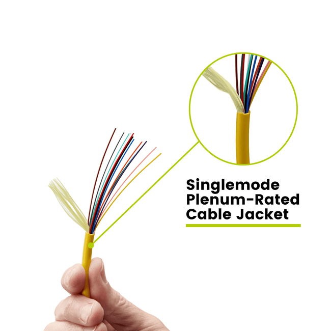 Bulk Fiber Indoor Plenum Distribution Cable | OS2 SM OFNP