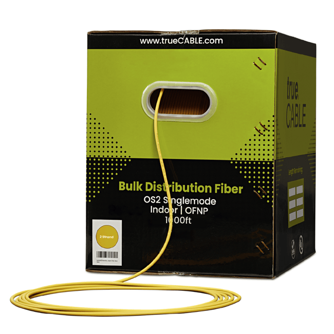 Bulk Fiber Indoor Plenum Distribution Cable | OS2 SM OFNP