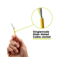 Bulk Fiber Indoor Riser Distribution Cable | OS2 SM OFNR