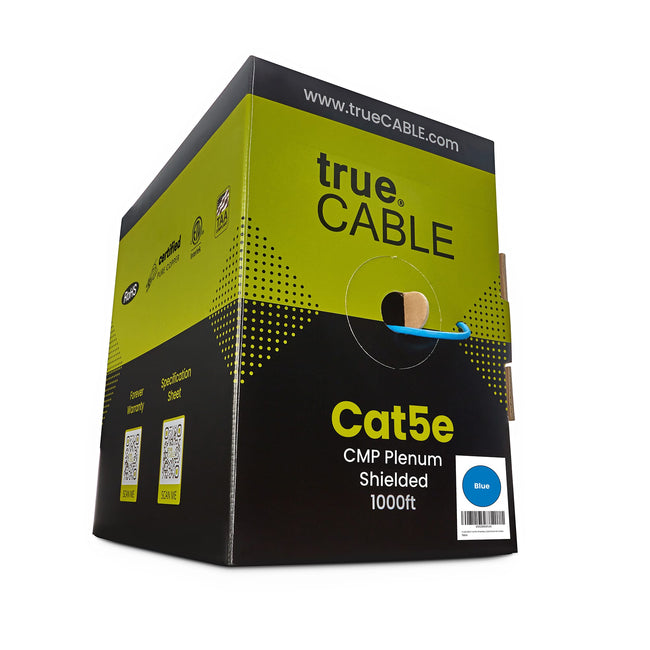 Cat5e Plenum Ethernet Cable｜Shielded