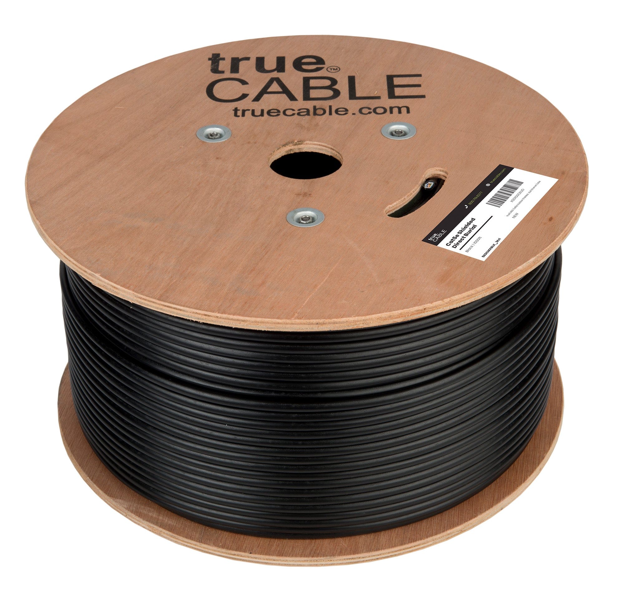 300 Ft Cat5e Outdoor Direct Burial Ethernet Cable – UV Waterproof Shielded, USA Made