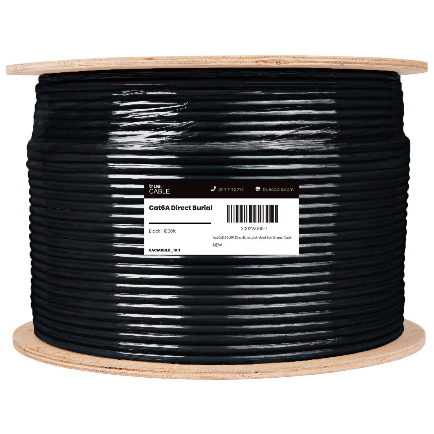 Cat6A Direct Burial Ethernet Cable Unshielded | trueCABLE