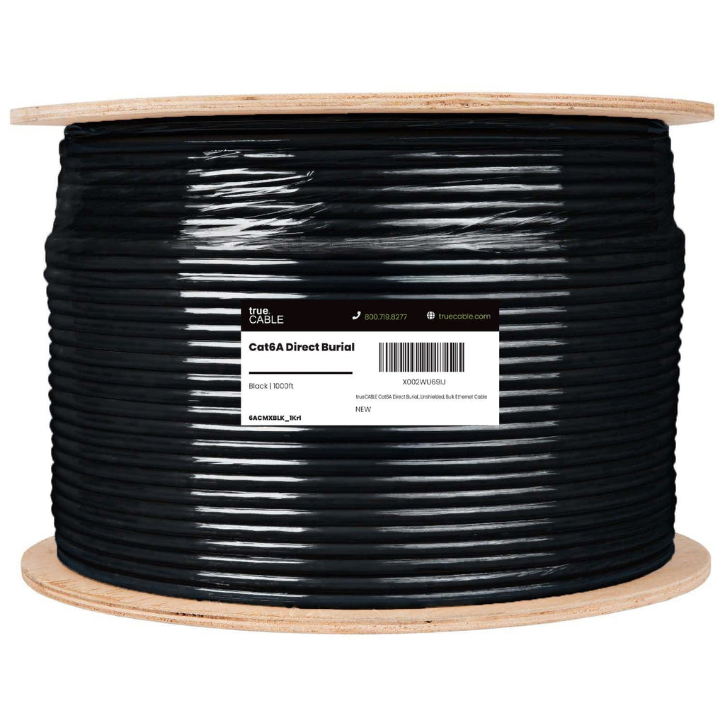 Cat6A Direct Burial Ethernet Cable｜Unshielded