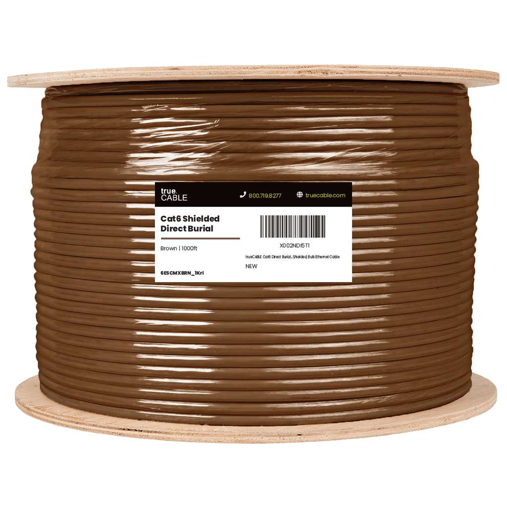 Cat6 Direct Burial Ethernet Cable｜Shielded