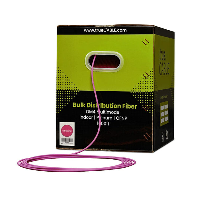 Bulk Fiber Indoor Plenum Distribution Cable | OM4 MM OFNP