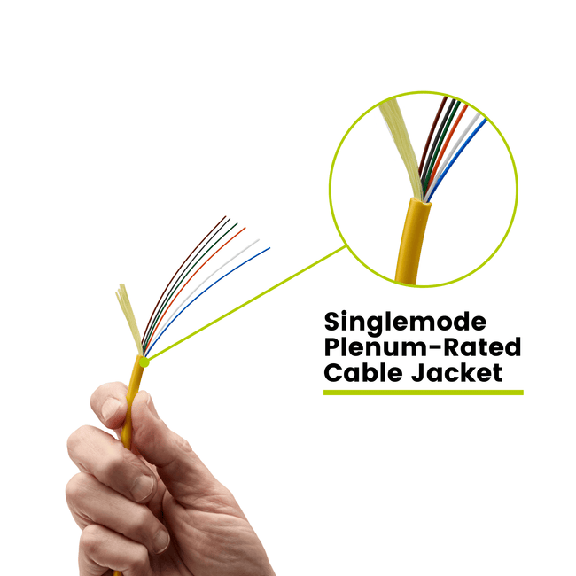 Bulk Fiber Indoor Plenum Distribution Cable | OS2 SM OFNP