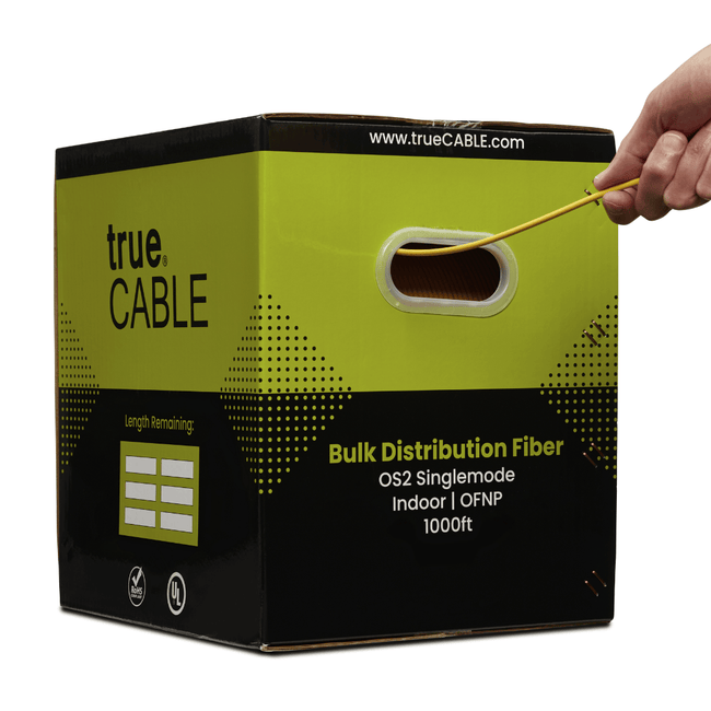 Bulk Fiber Indoor Plenum Distribution Cable | OS2 SM OFNP