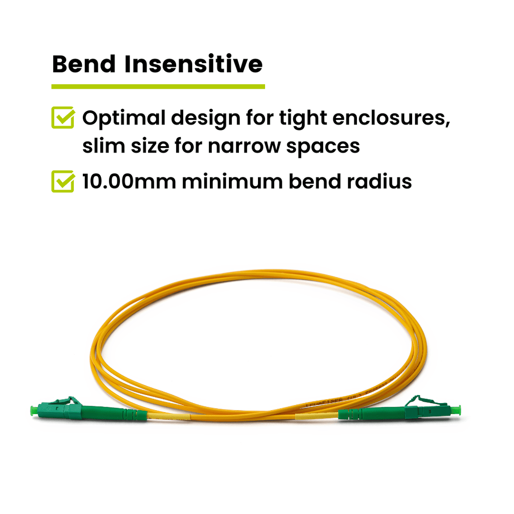 LC to LC APC Simplex OS2 | SM OFNR