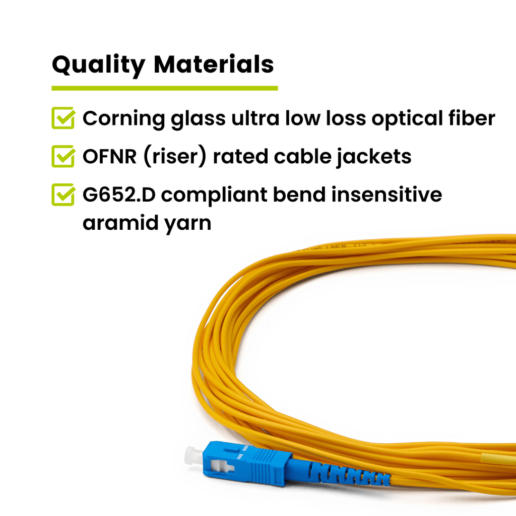 LC to SC UPC Simplex OS2 | SM OFNR