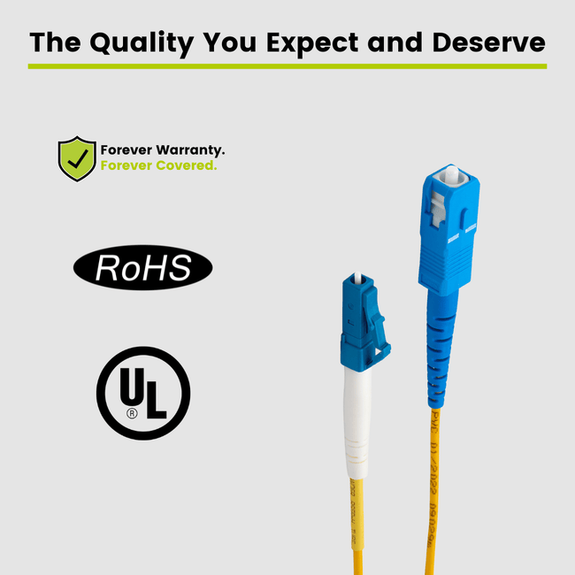 LC to SC UPC Simplex OS2 | SM OFNR