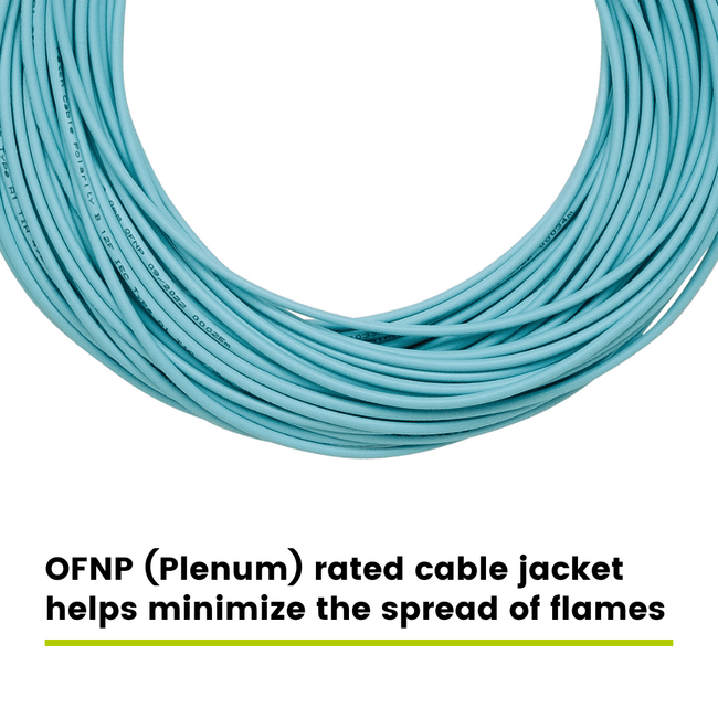 MTP® to MTP® Female OM3 12 Fiber Type B | MM OFNP