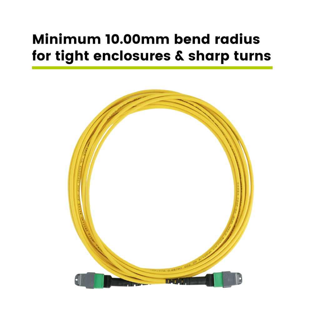 MTP® to MTP® Female OS2 12 Fiber Type B | SM OFNP