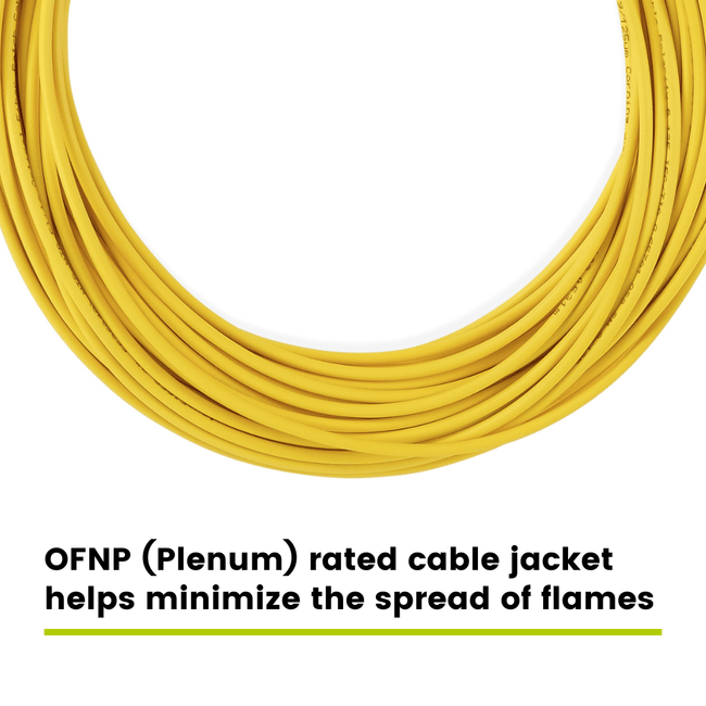 MTP® to MTP® Female OS2 12 Fiber Type B | SM OFNP